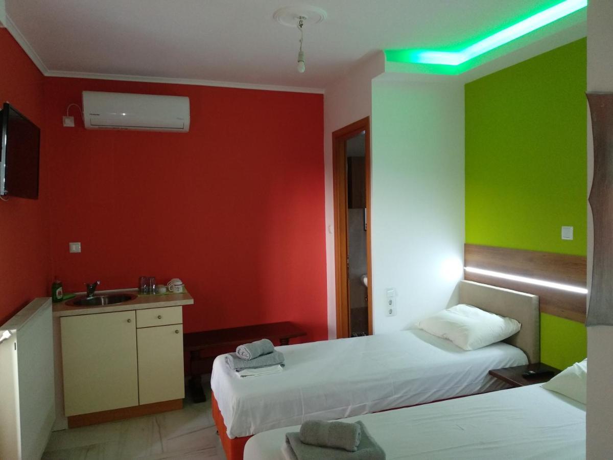 Villa Agnanti Apts And Suites Agio Pnevma Bagian luar foto